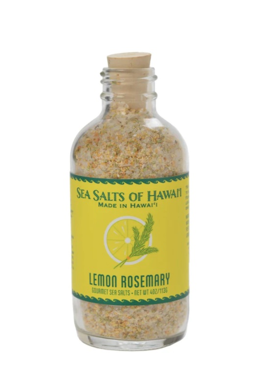 Lemon Rosemary Sea Salt 2 oz. Jar