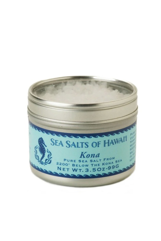 Pure Kona Sea Salt 3.5 oz. Tin
