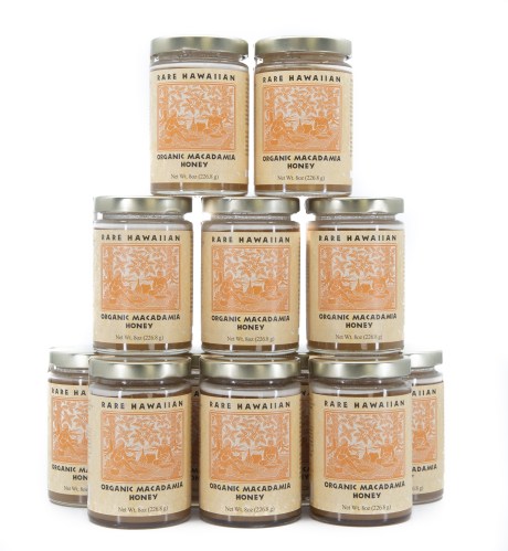 Organic Macadamia Honey 8 oz. (Case of 12)