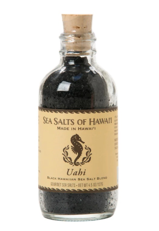 Uahi Black Sea Salt 2 oz. Jar