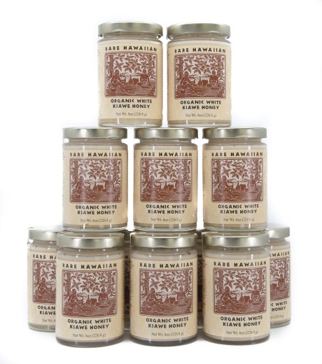 Organic White Kiawe Honey 8 oz. (Case of 12)
