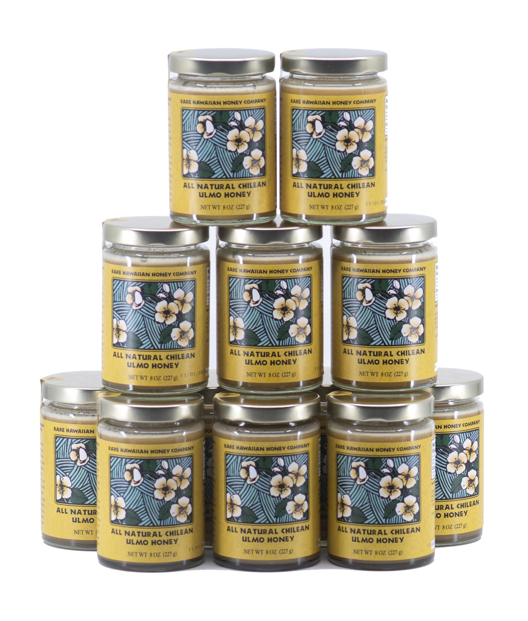 All Natural Chilean Ulmo Honey 8 oz. (Case of 12)