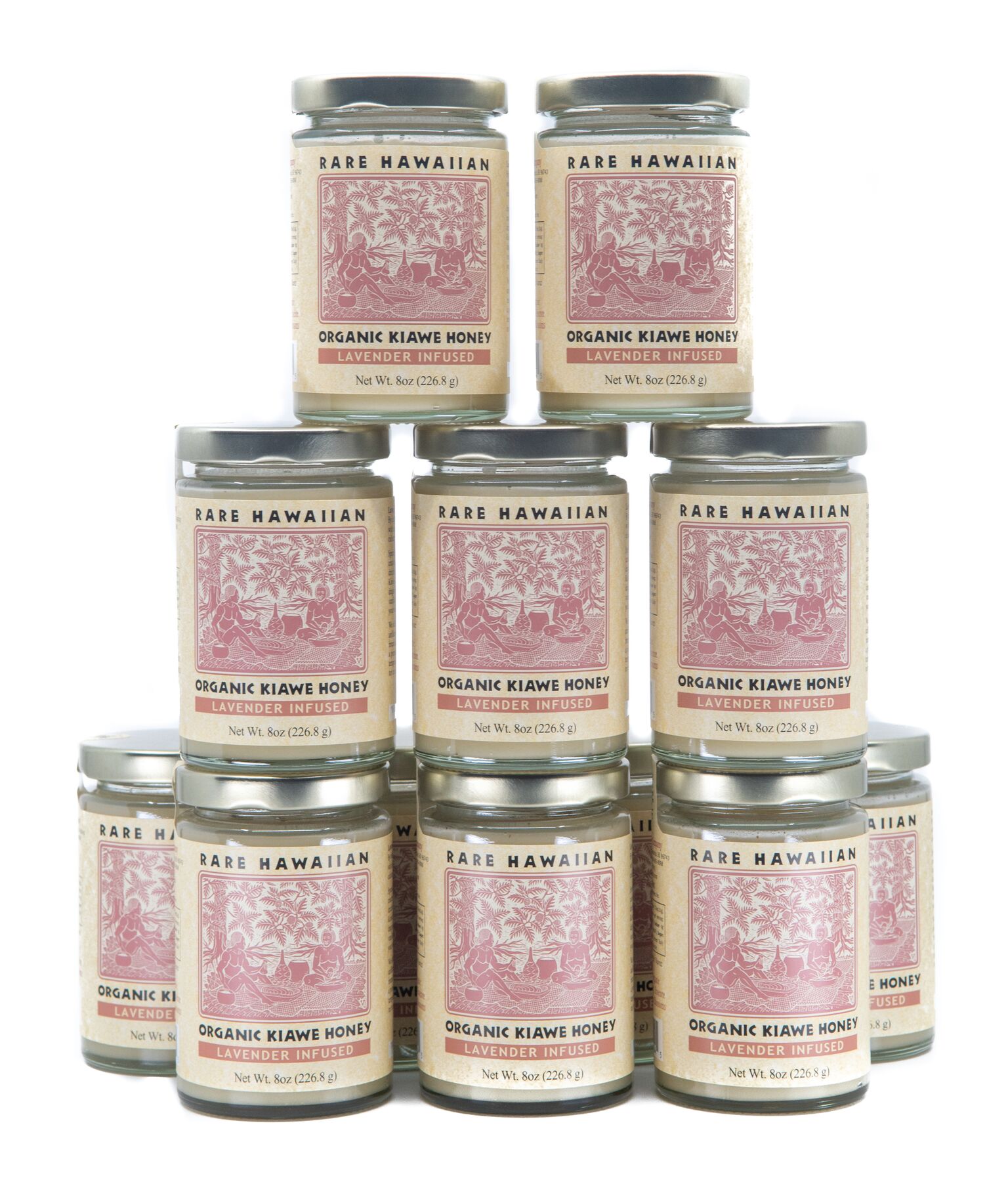 Organic Kiawe Honey with Lavender (Case of 12)