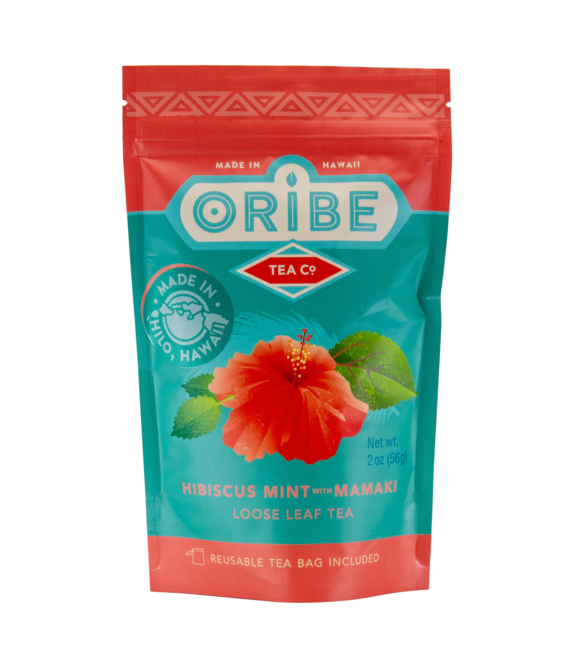 LOOSE LEAF Hibiscus Mint w/Mamaki Tea