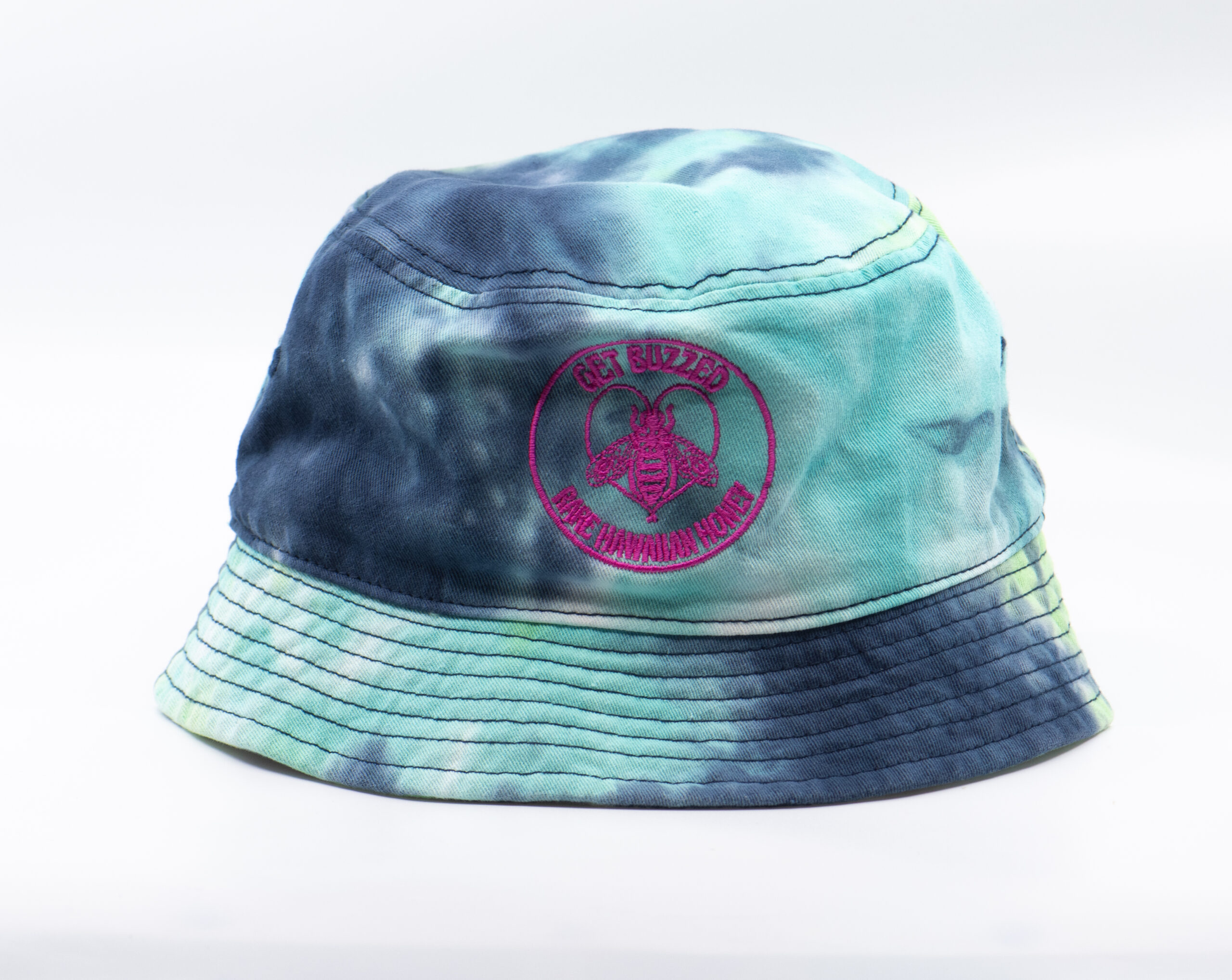 Get Buzzed Bucket Hat (Ocean/Pink)