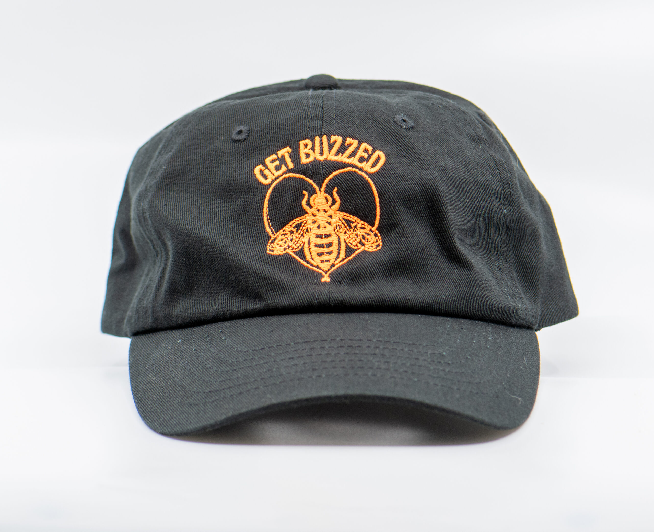 Get Buzzed Classic Dad Hat (Black/Orange)