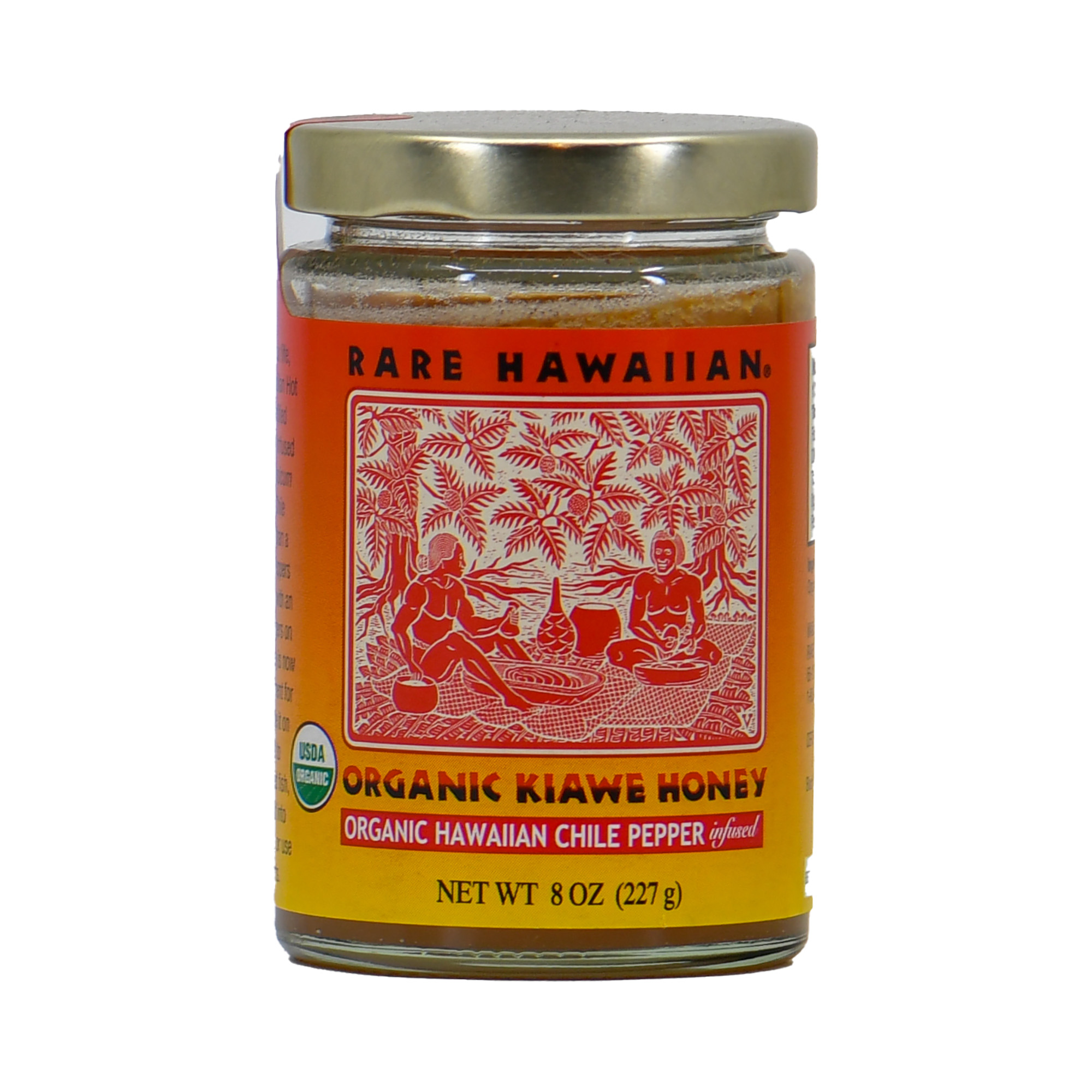 Organic White Kiawe Honey, Chile Pepper Infused