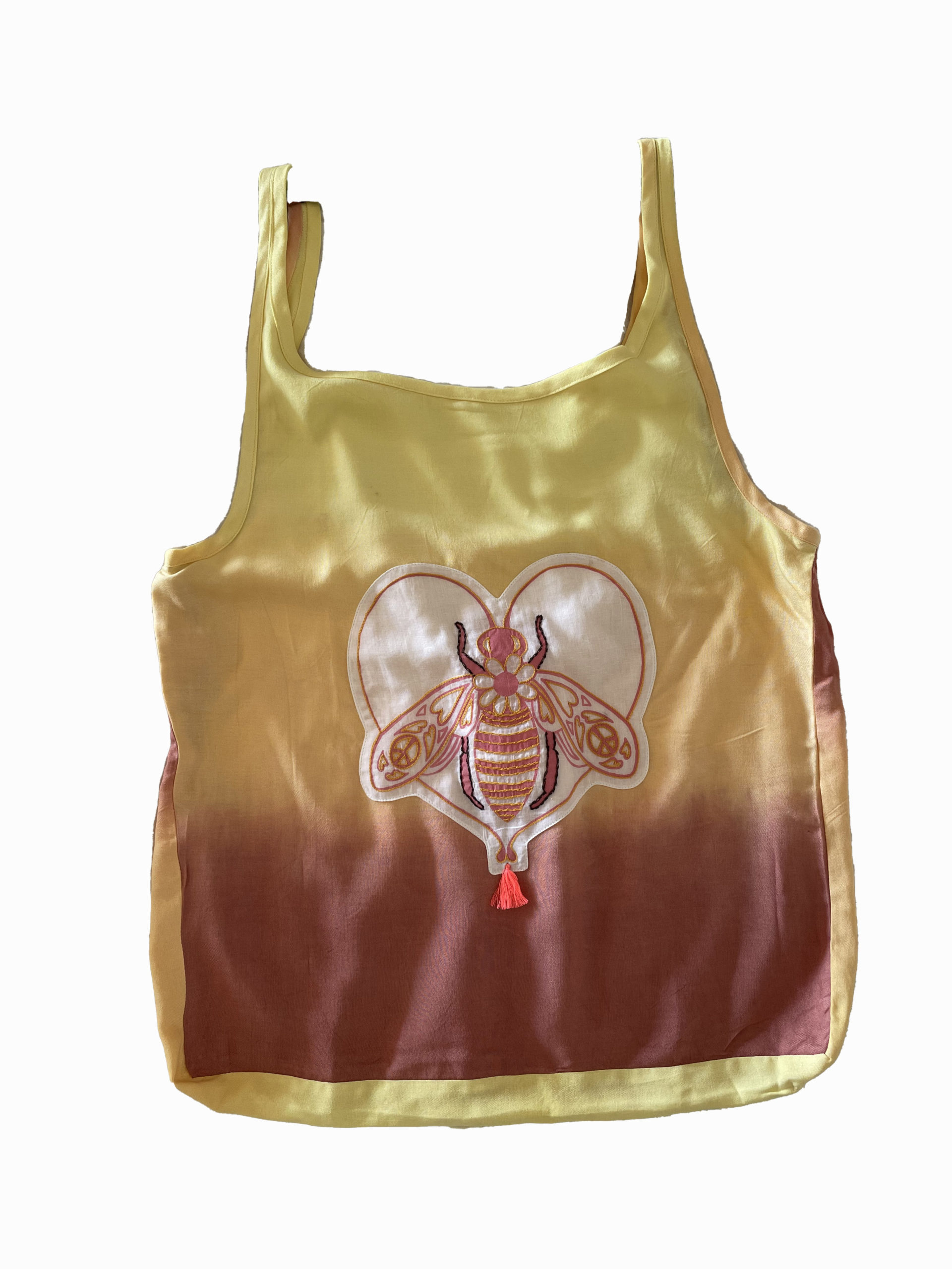 Bee Heart Tote Bag
